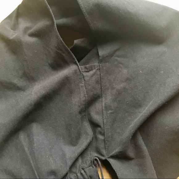 Sleeveless Utility Culotte Jumpsuit - Black (M) - Picture 12 of 15